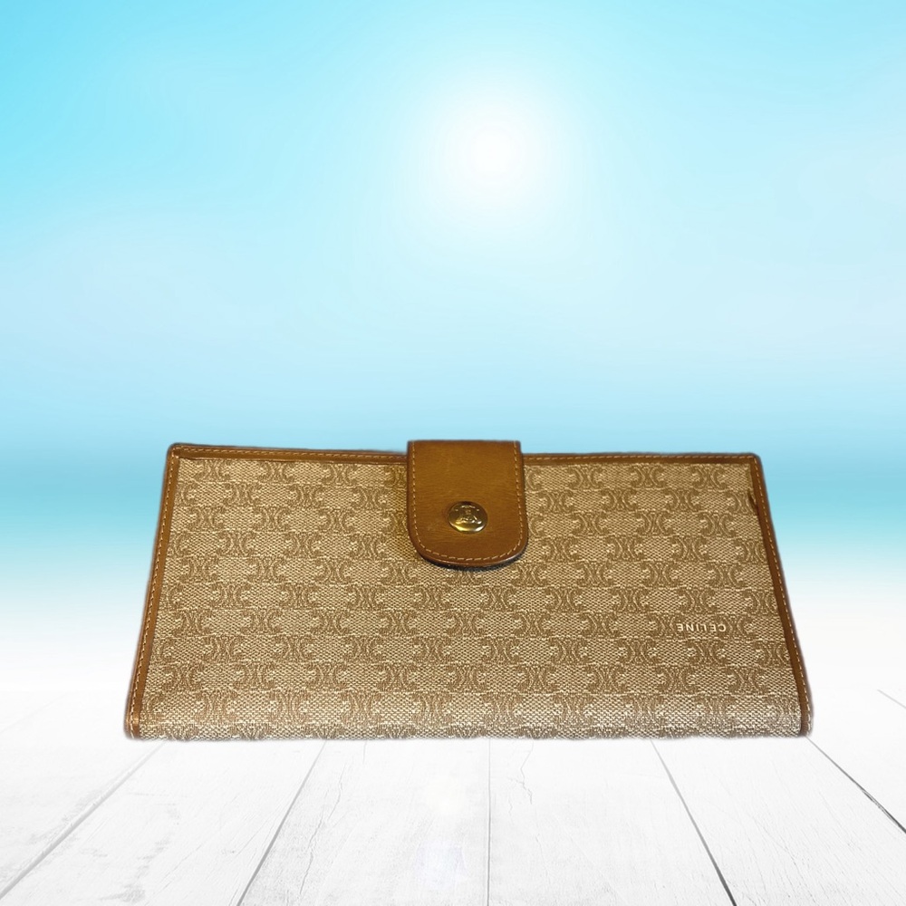 Celine Macadam Folding Long Wallet - Picture 2 of 4